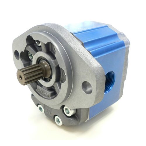 Bomba Vivoil XP331 tipo SAE B con brida 101.6mm y eje estriado.