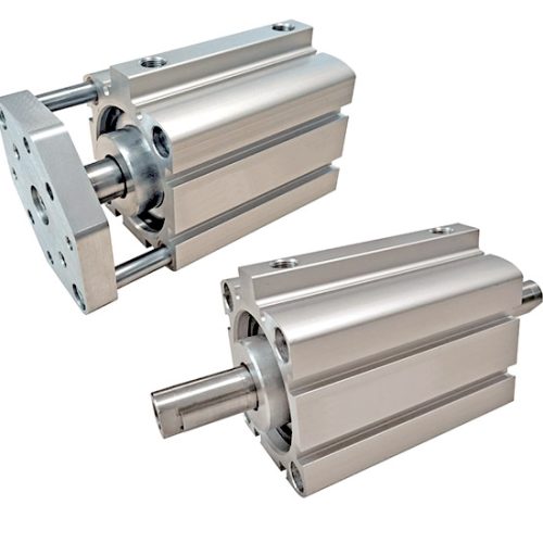 Cilindro compacto especial antigiro y de vástago pasante.