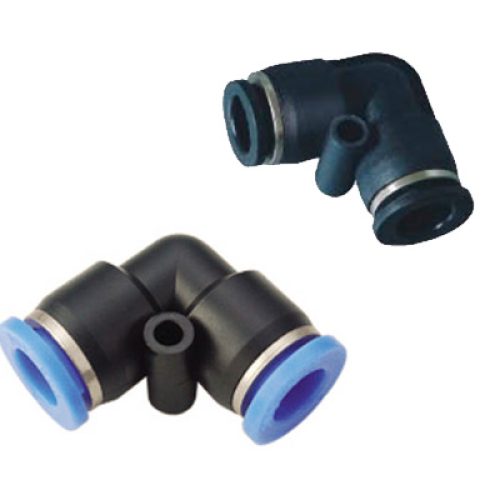 Conector neumático unión codo modelo PV.