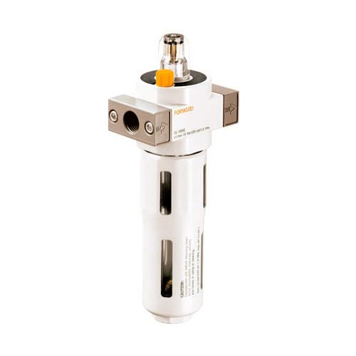 Lubricador de aire neumático serie OL cuerpo metálico.