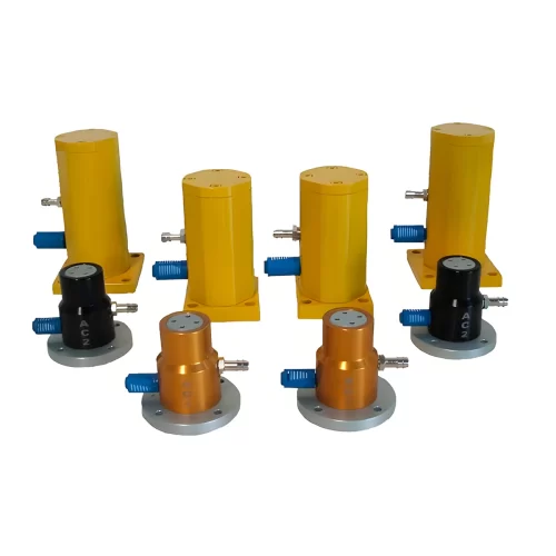 Minivibrador neumático Eurovibra modelos 21/3M y 21/3T.