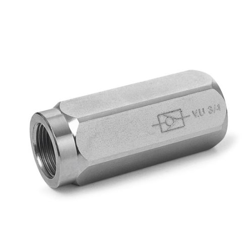 Válvula antirretorno Gemels de alta presión.