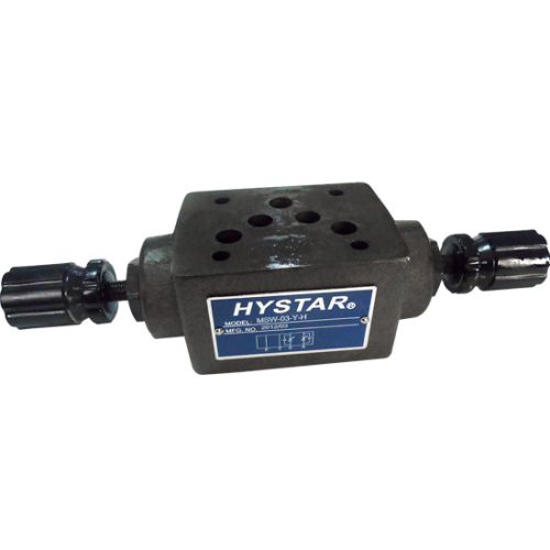 Válvula reguladora de caudal modular de precisión.